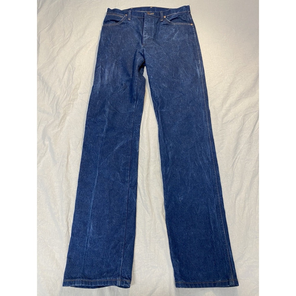 Vintage Y2K Wrangler 13MWZ Cowboy Cut 32x36 Bootcut Western Denim Jeans